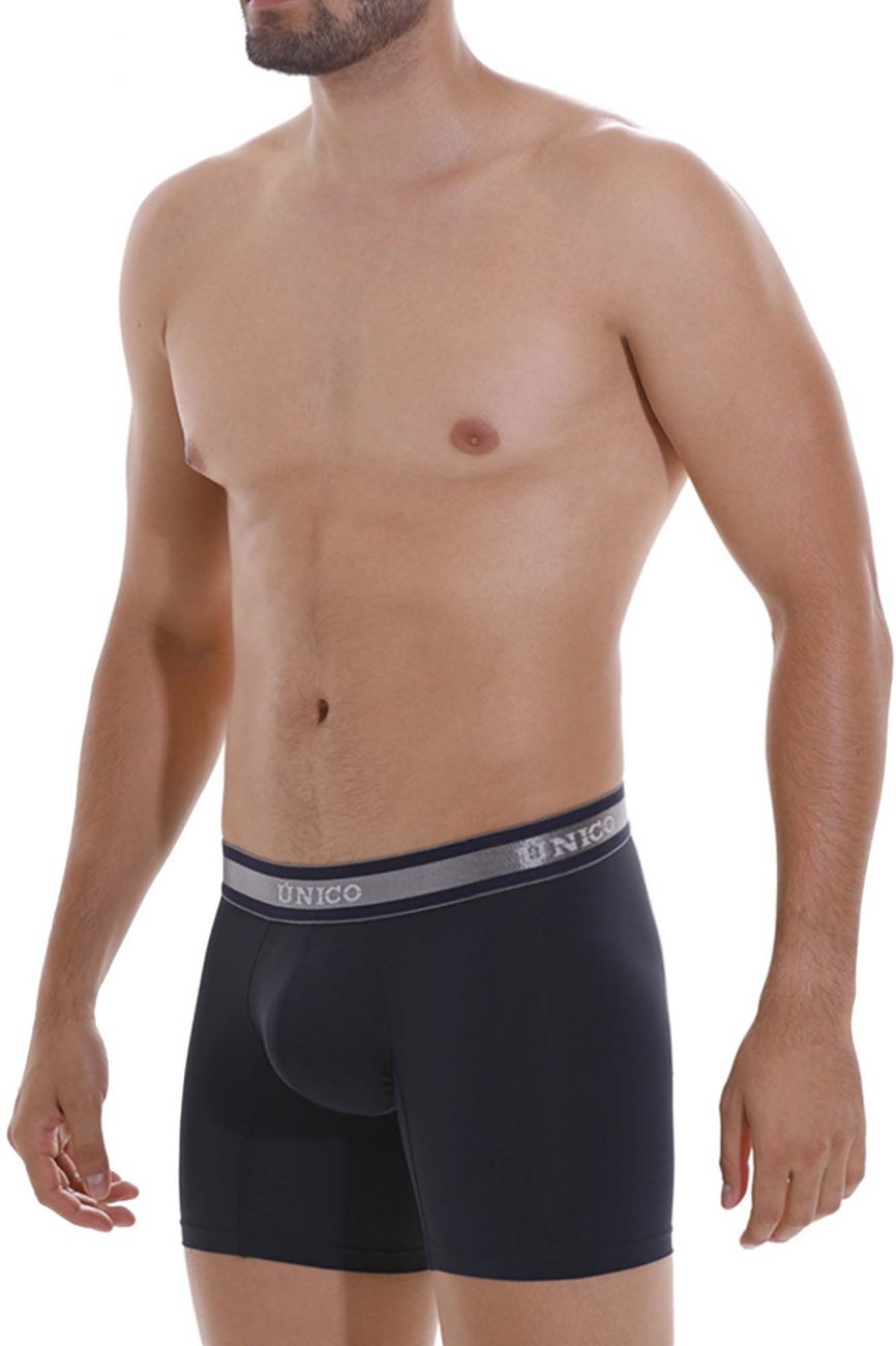 Unico 22120100213 Cardenal M22 Boxer Briefs Dark Blue Plus Sizes