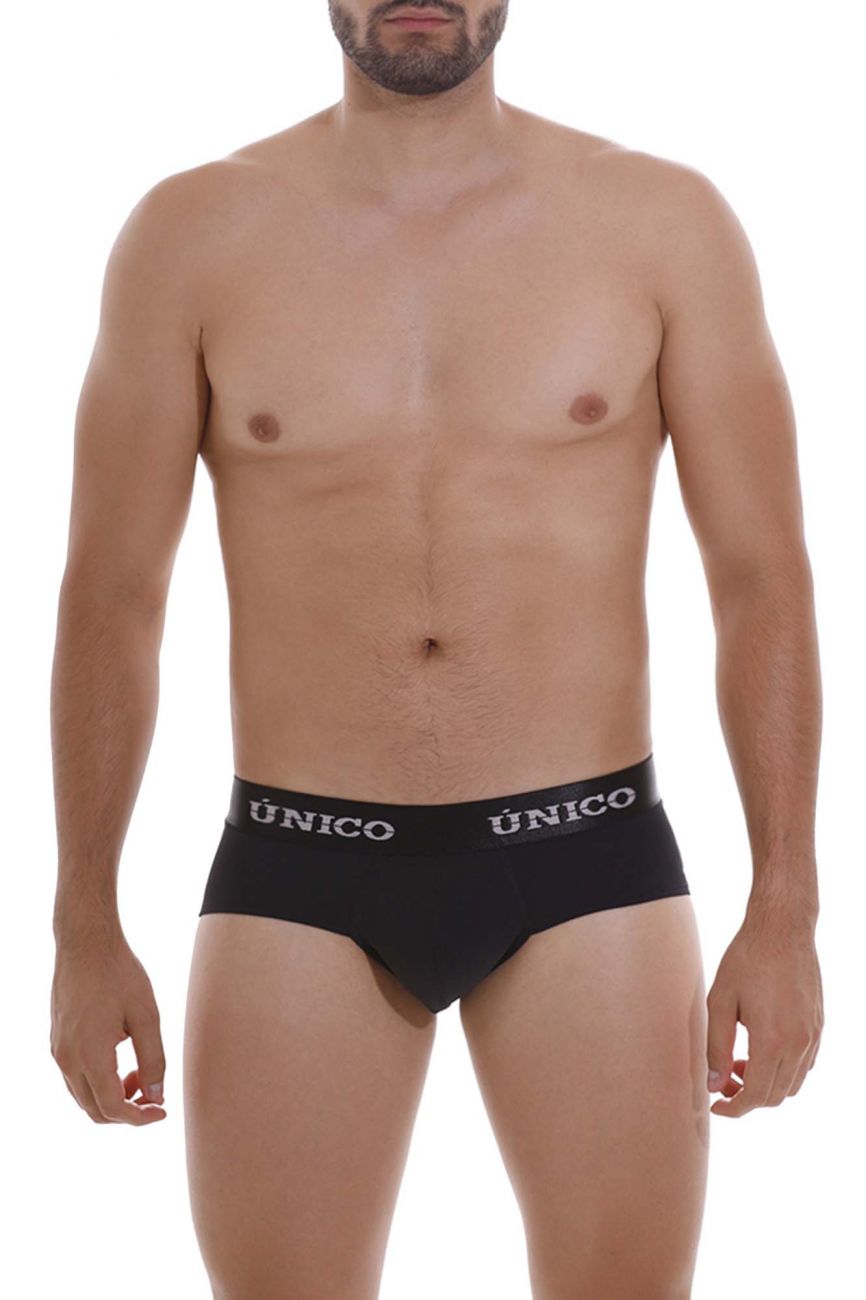 Unico 22120201107 Intenso M22 Briefs Black Plus Sizes