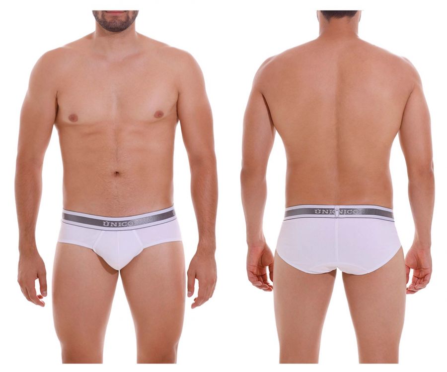 Unico 22120201112 Lustre M22 Briefs White Plus Sizes