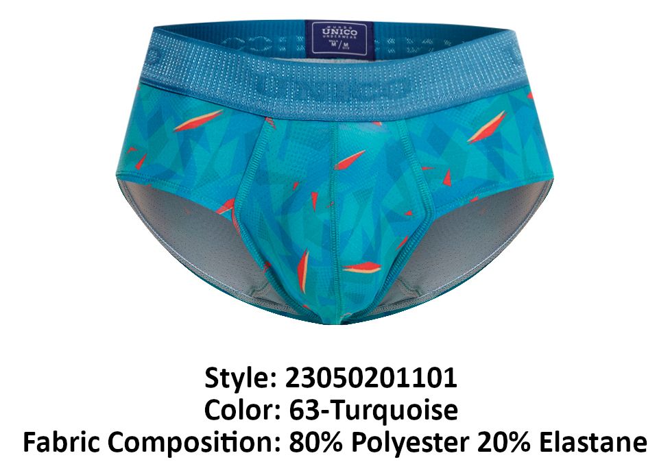 Unico 23050201101 Efige Briefs Turquoise