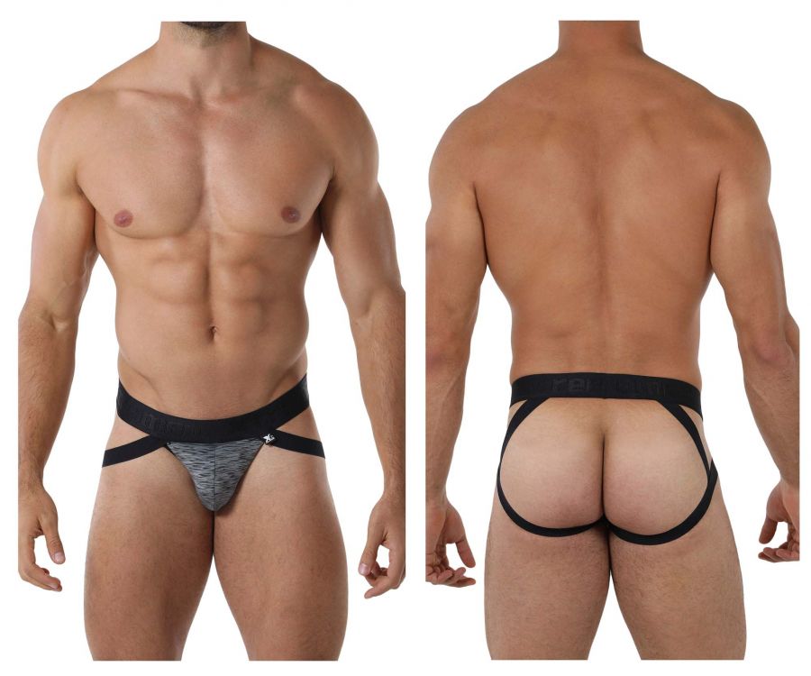 Xtremen 91068 Microfiber Jockstrap Black