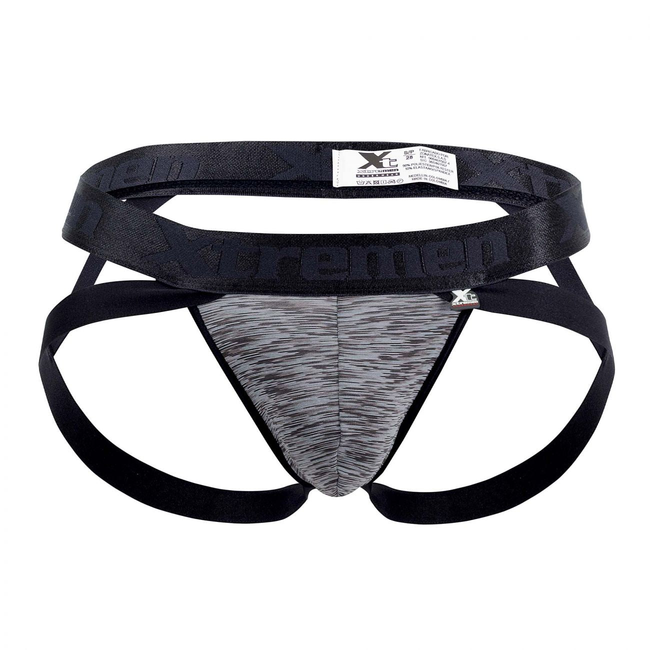 Xtremen 91068 Microfiber Jockstrap Black