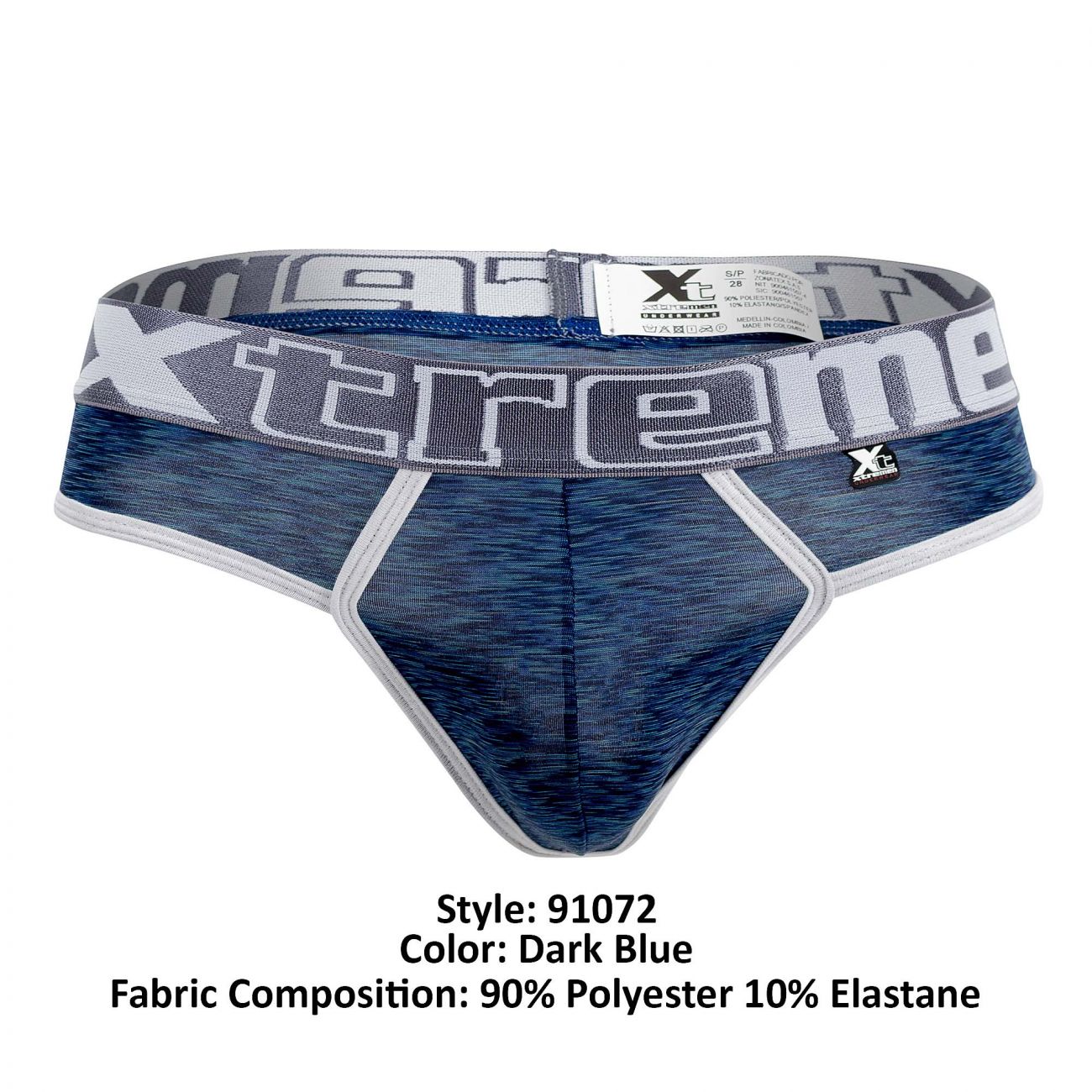 Xtremen 91072 Microfiber Thongs Dark Blue