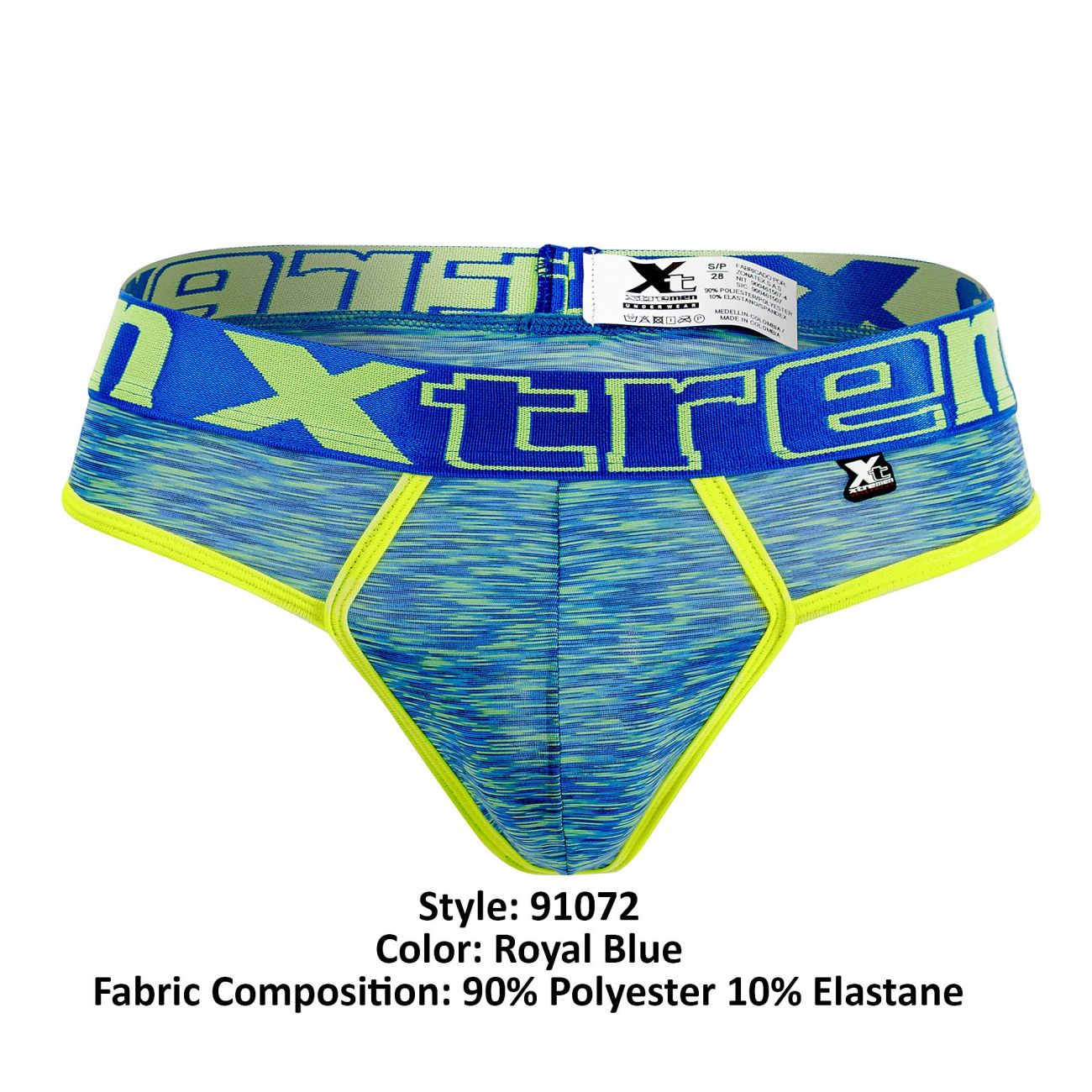 Xtremen 91072 Microfiber Thongs Royal Blue