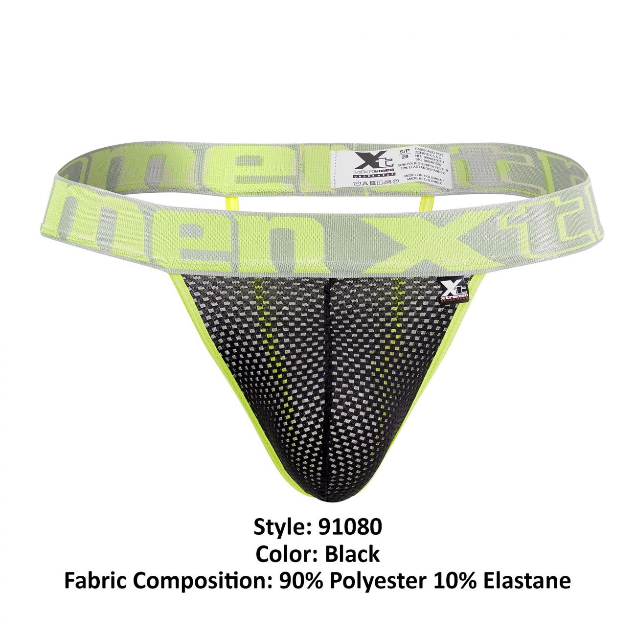 Xtremen 91080 Microfiber Thongs Black