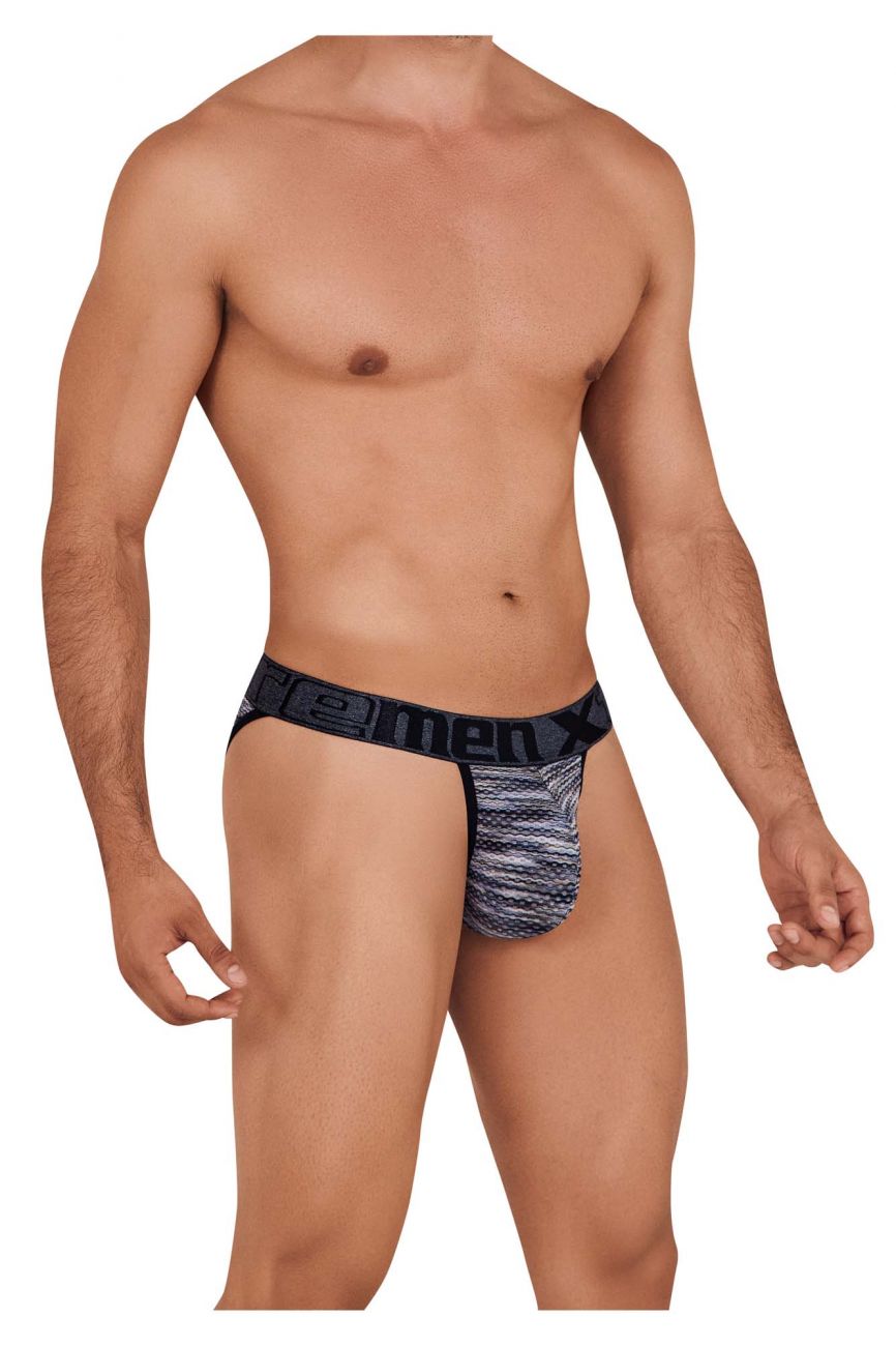 Xtremen 91098 Microfiber Mesh Bikini Black