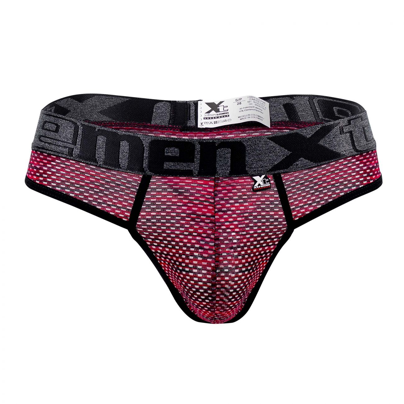 Xtremen 91100X Microfiber Mesh Thongs Red