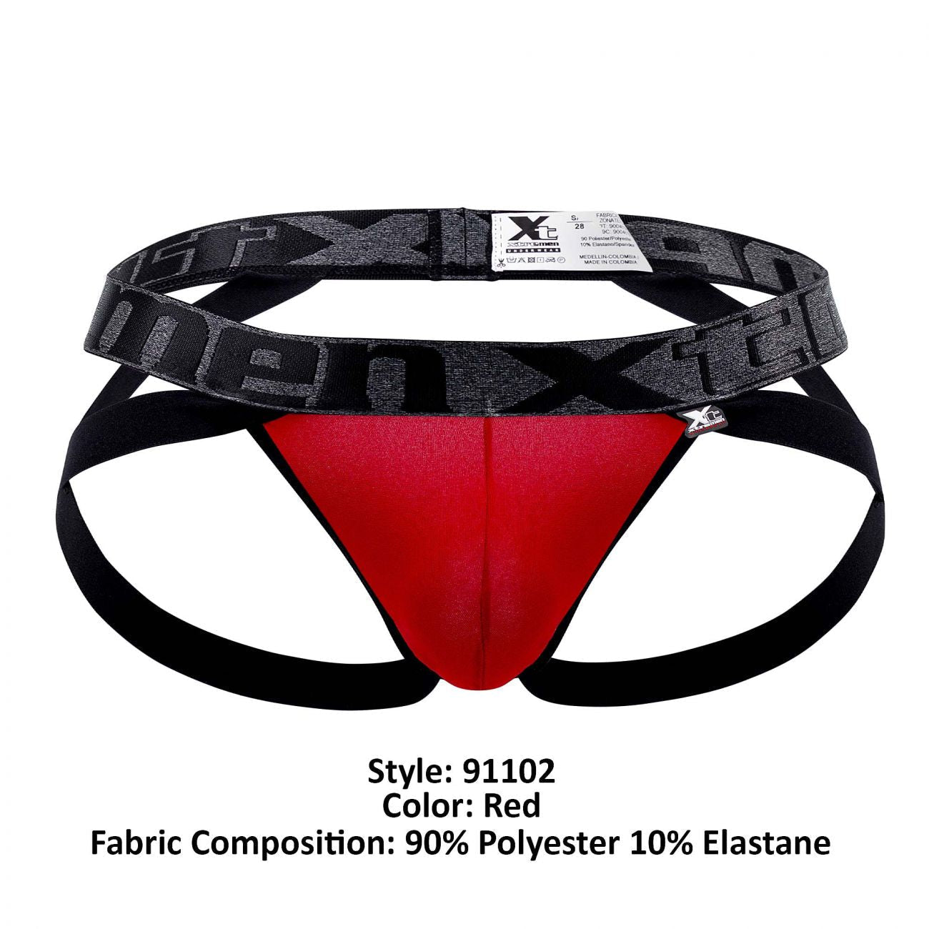 Xtremen 91102 Microfiber Jockstrap Red