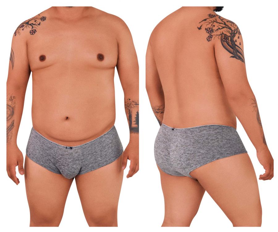 Xtremen 91103X Microfiber Trunks Jasper Grey Plus Sizes