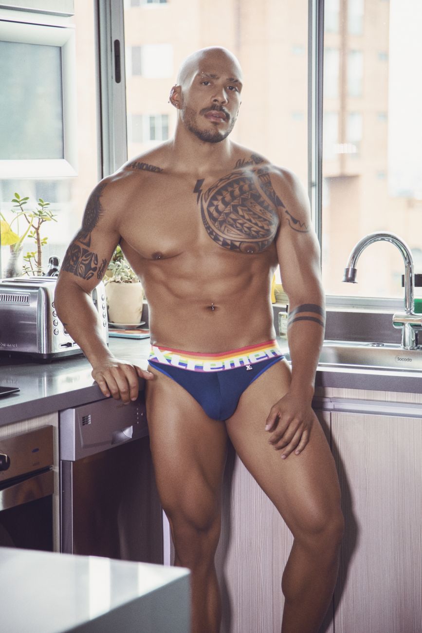 Xtremen 91106 Pride Thongs Navy