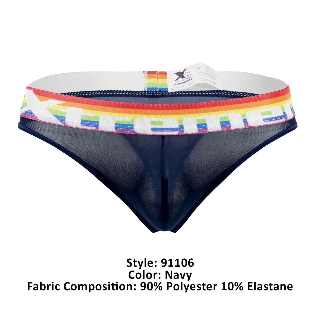Xtremen 91106 Pride Thongs Navy