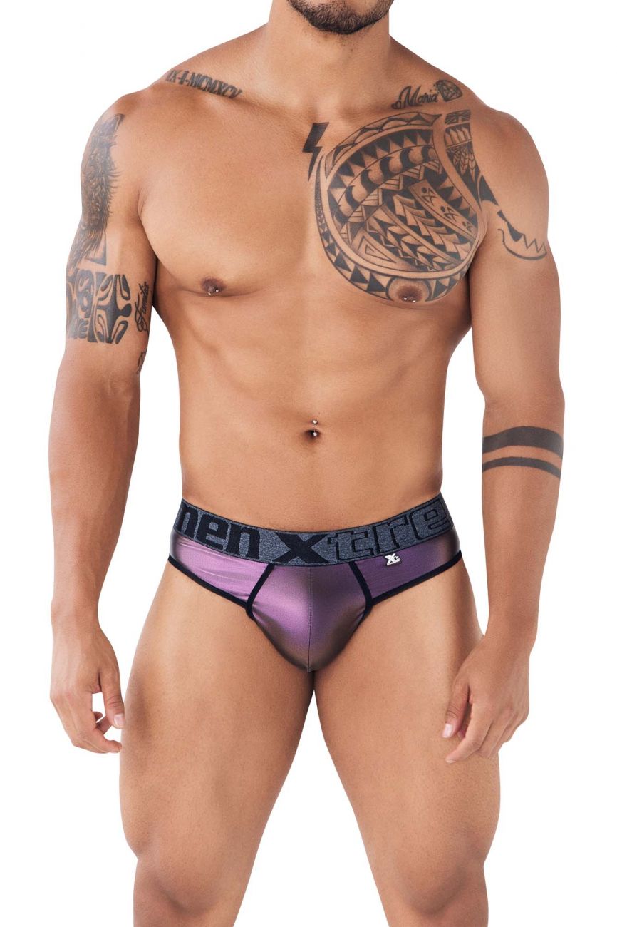 Xtremen 91113 Faux Leather Thongs Maroon