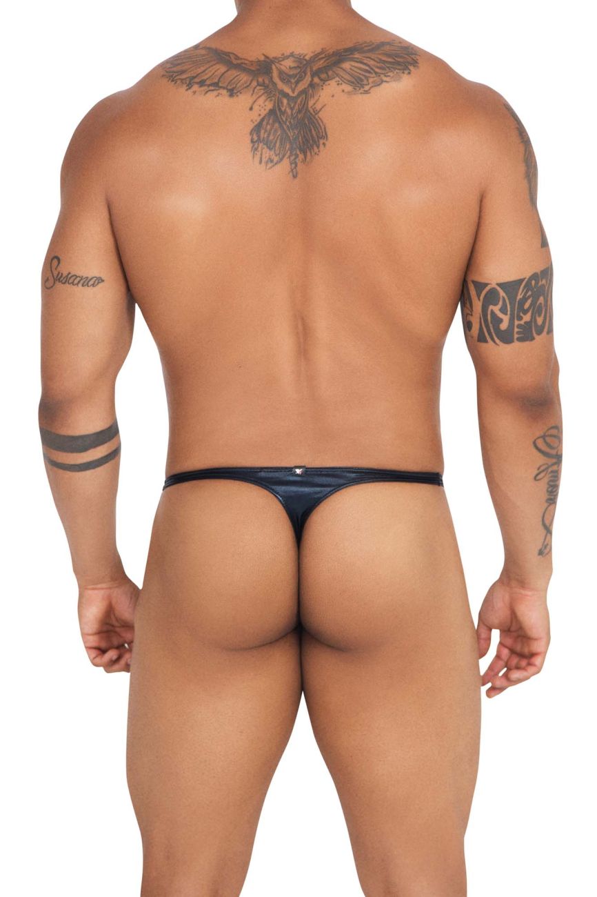 Xtremen 91114 Metallic Thongs Black