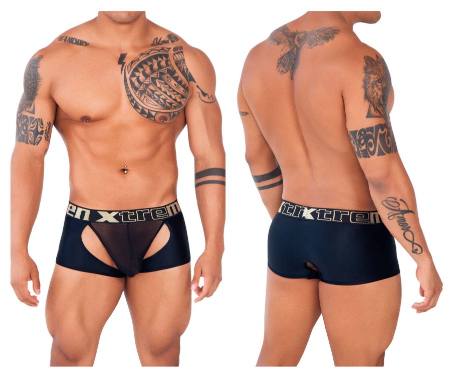 Xtremen 91125 Daring Mesh Trunks Black