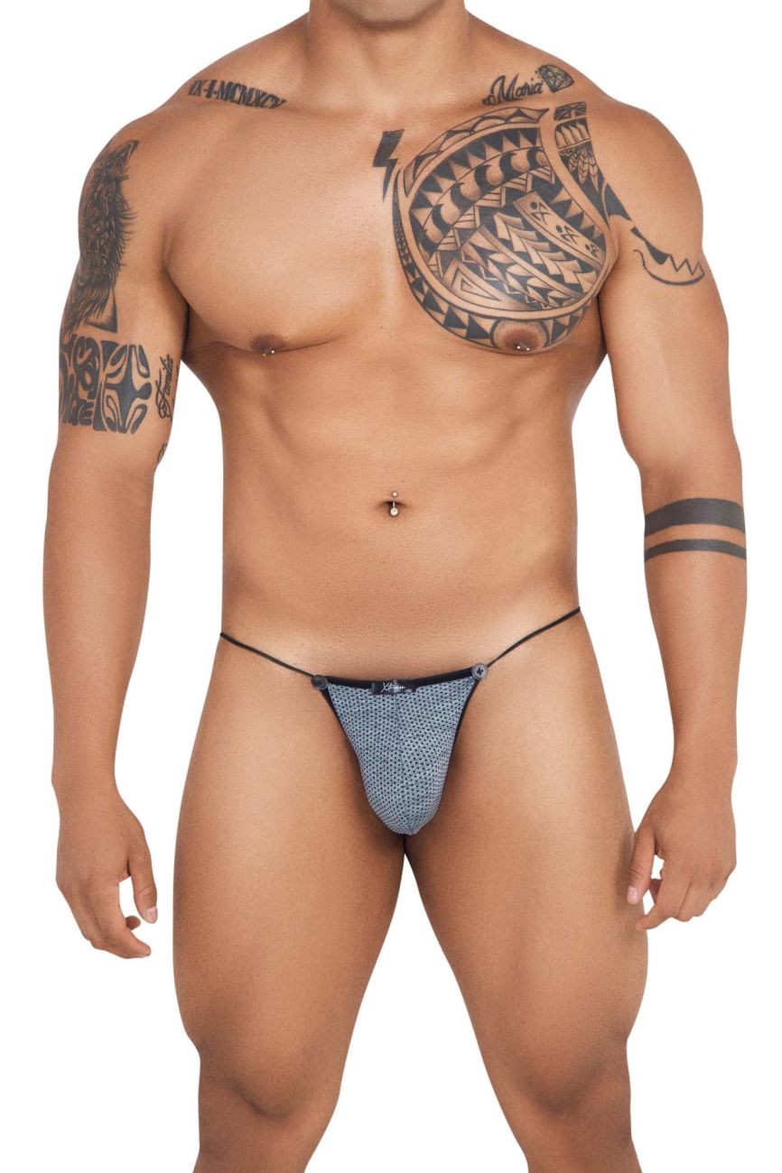 Xtremen 91132 Colorful Mesh Bikini Black