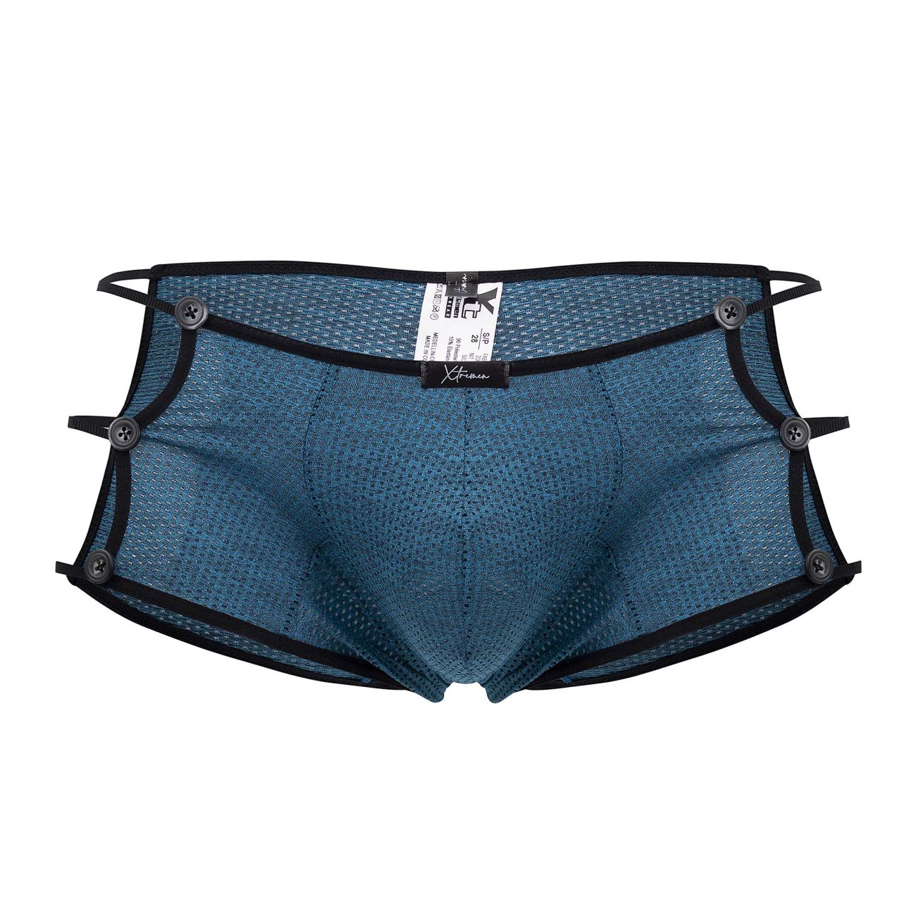 Xtremen 91133 Trendy Mesh Briefs Petrol