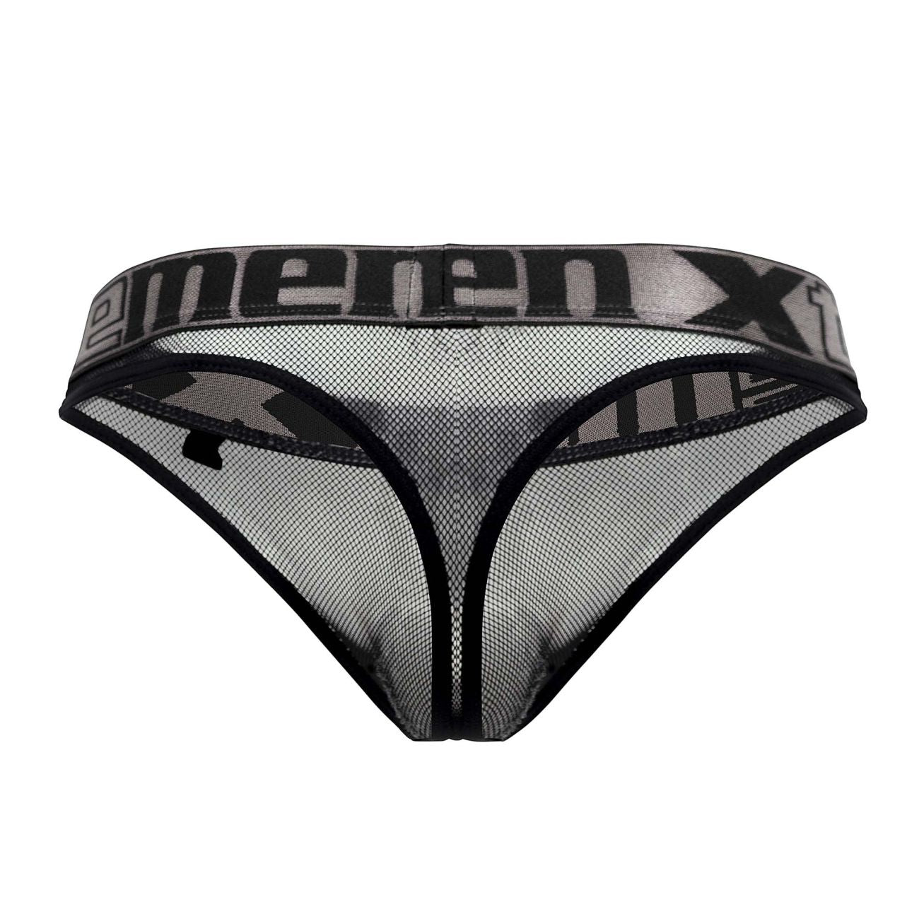 Xtremen 91137 Mesh Thongs Black