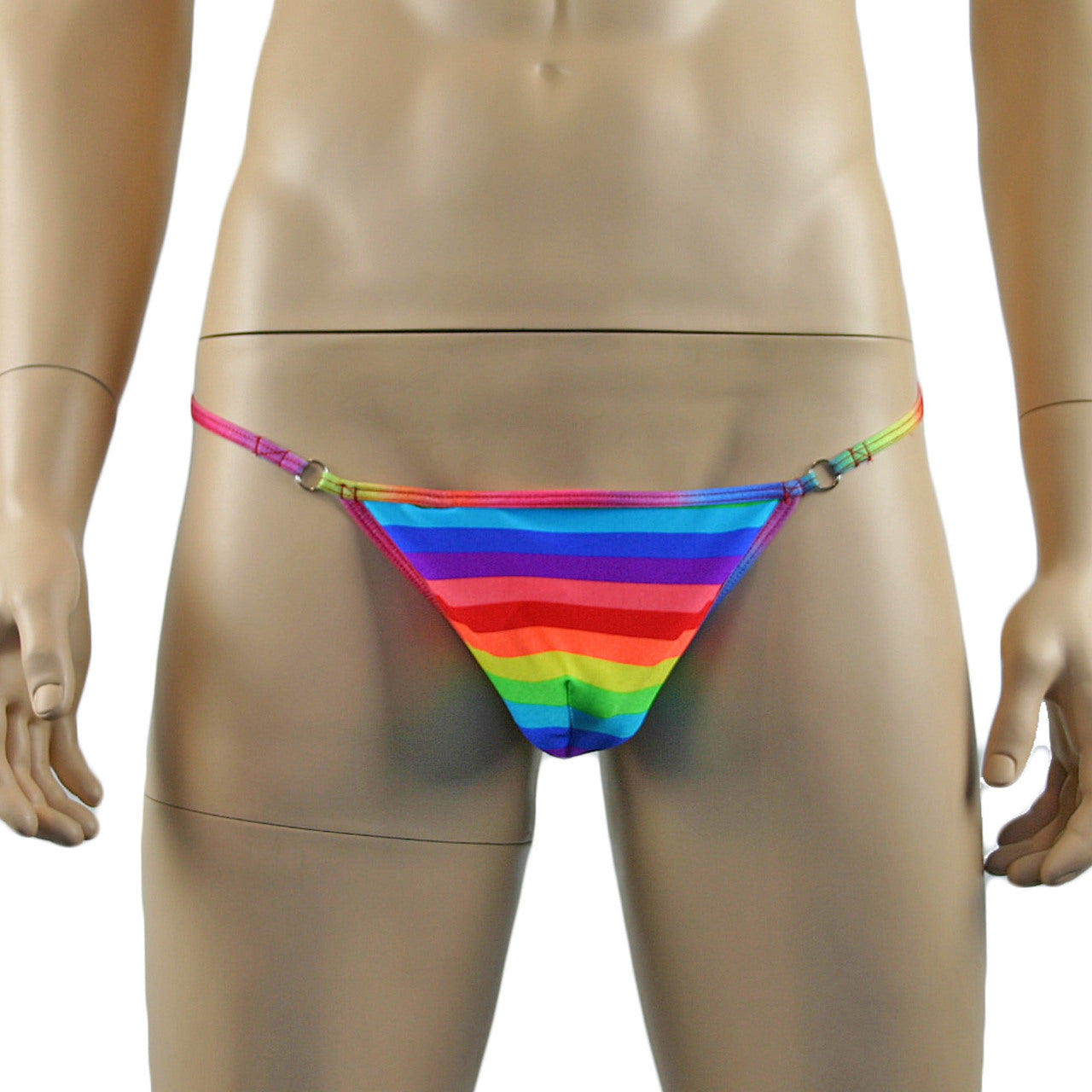 Mens Rainbow Gay Pride Lycra G string