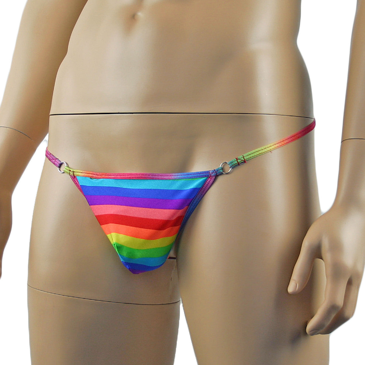 Mens Rainbow Gay Pride Lycra G string