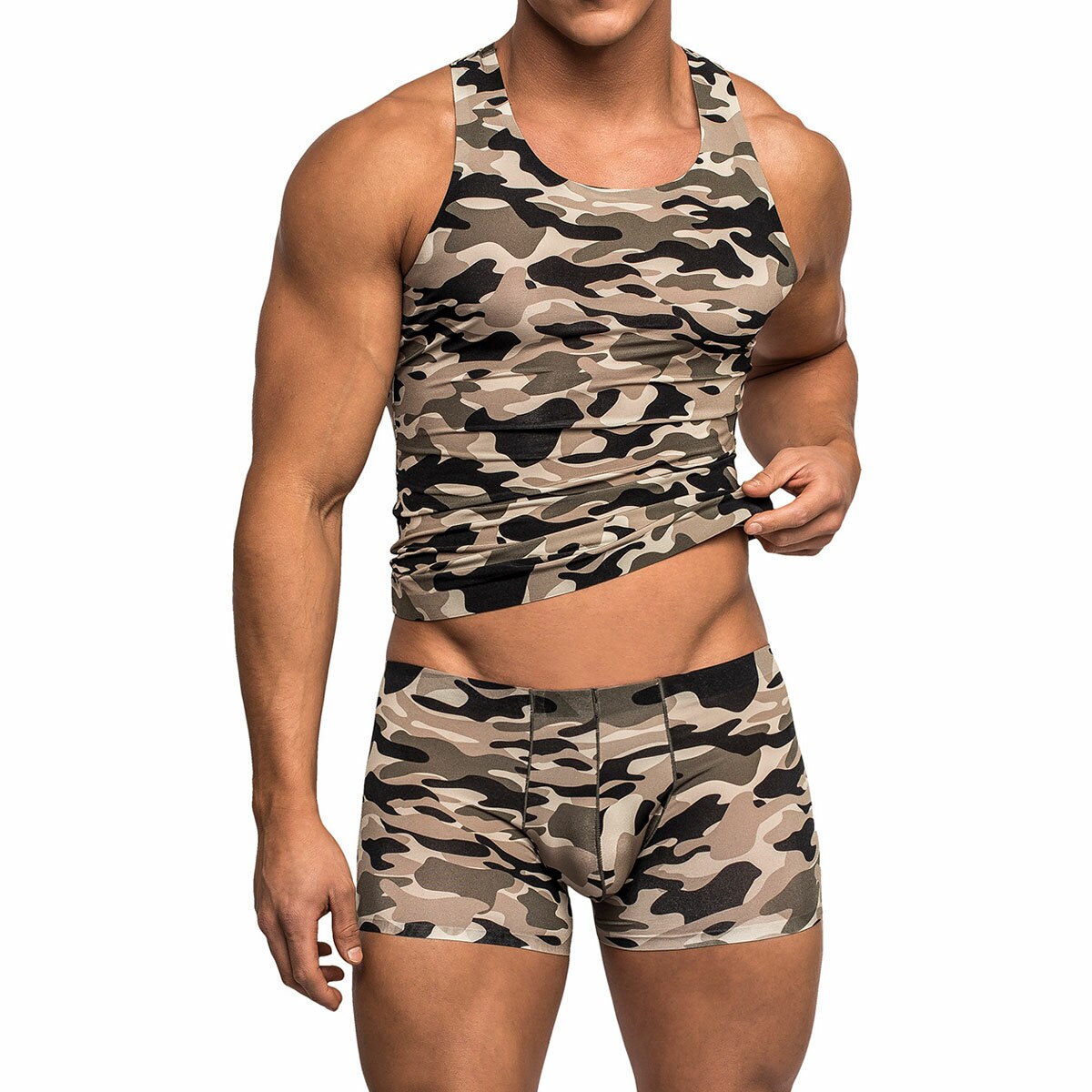 SALE - Mens Seamless Tank Top Commando Style